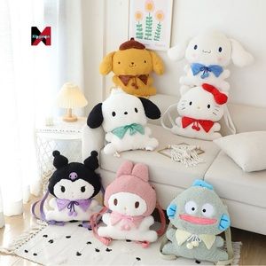 Kitty and friends backpacks with adjustable straps, for kids and adults.